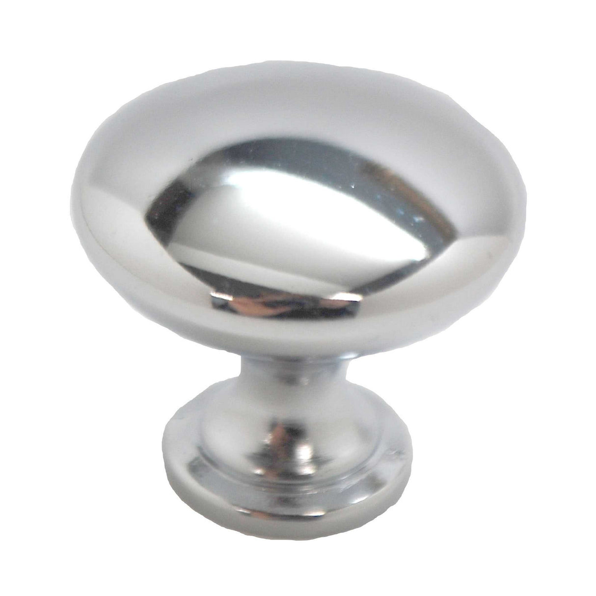 Main View of a Polished Chrome 1-3/16" Mushroom Cabinet Knob from Amerfit Hardware K2013-PCH-BP