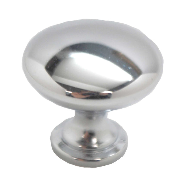 Main View of a Polished Chrome 1-3/16" Mushroom Cabinet Knob from Amerfit Hardware K2013-PCH-BP