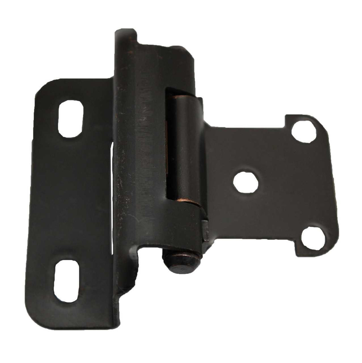 AMEROCK Self Closing Partial Wrap 1/2" Overlay Cabinet Hinges - Oil Rubbed Bronze CMR7550-ORB