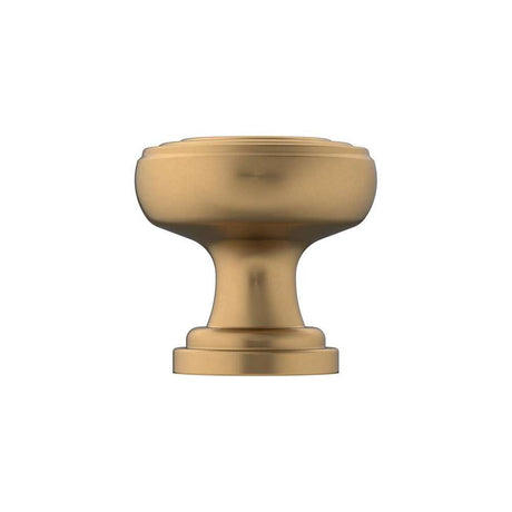 Amerock Ville 1-1/8" Diameter Cabinet Knob in Champagne Bronze BP36774CZ Side View