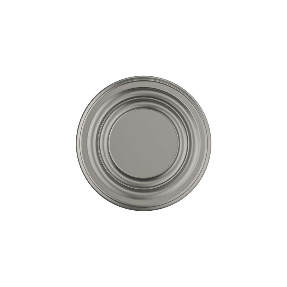 Amerock Ville 1-1/8" Diameter Cabinet Knob in Satin Nickel BP36774G10 Front View