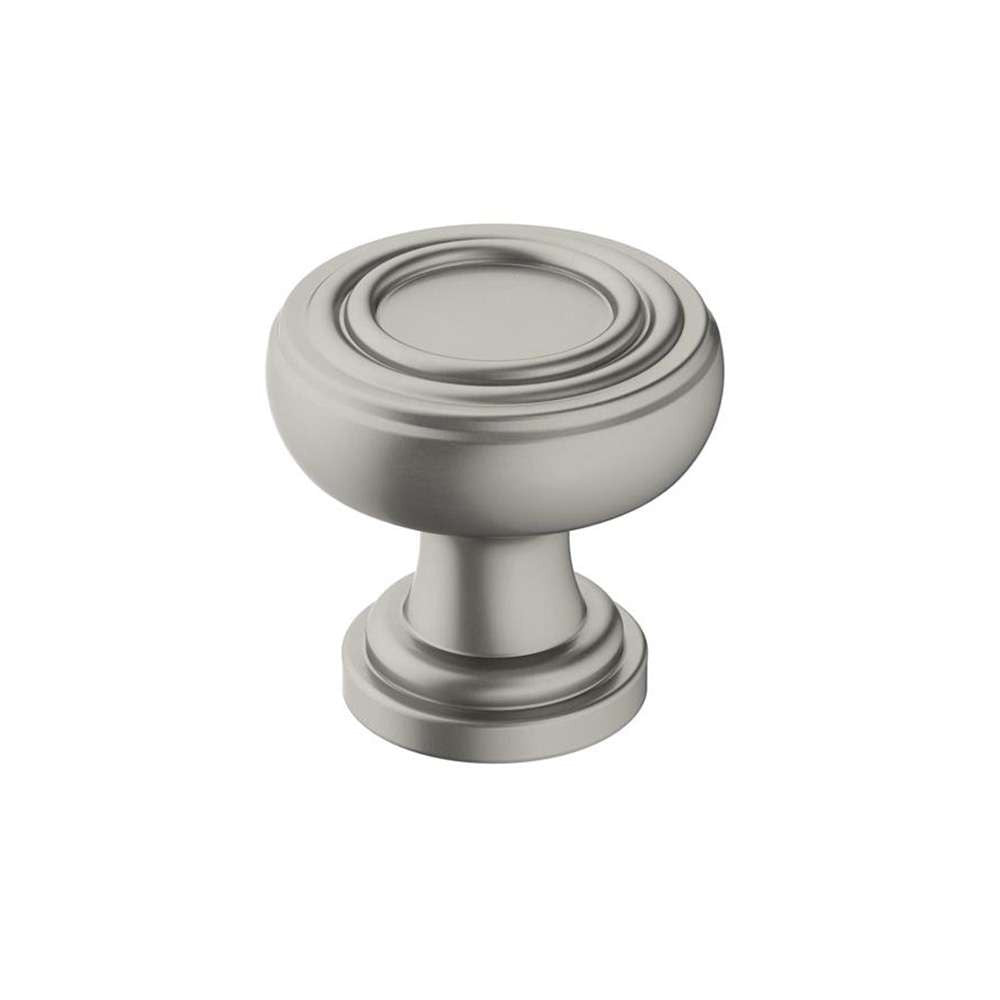 Amerock Ville 1-1/8" Diameter Cabinet Knob in Satin Nickel BP36774G10