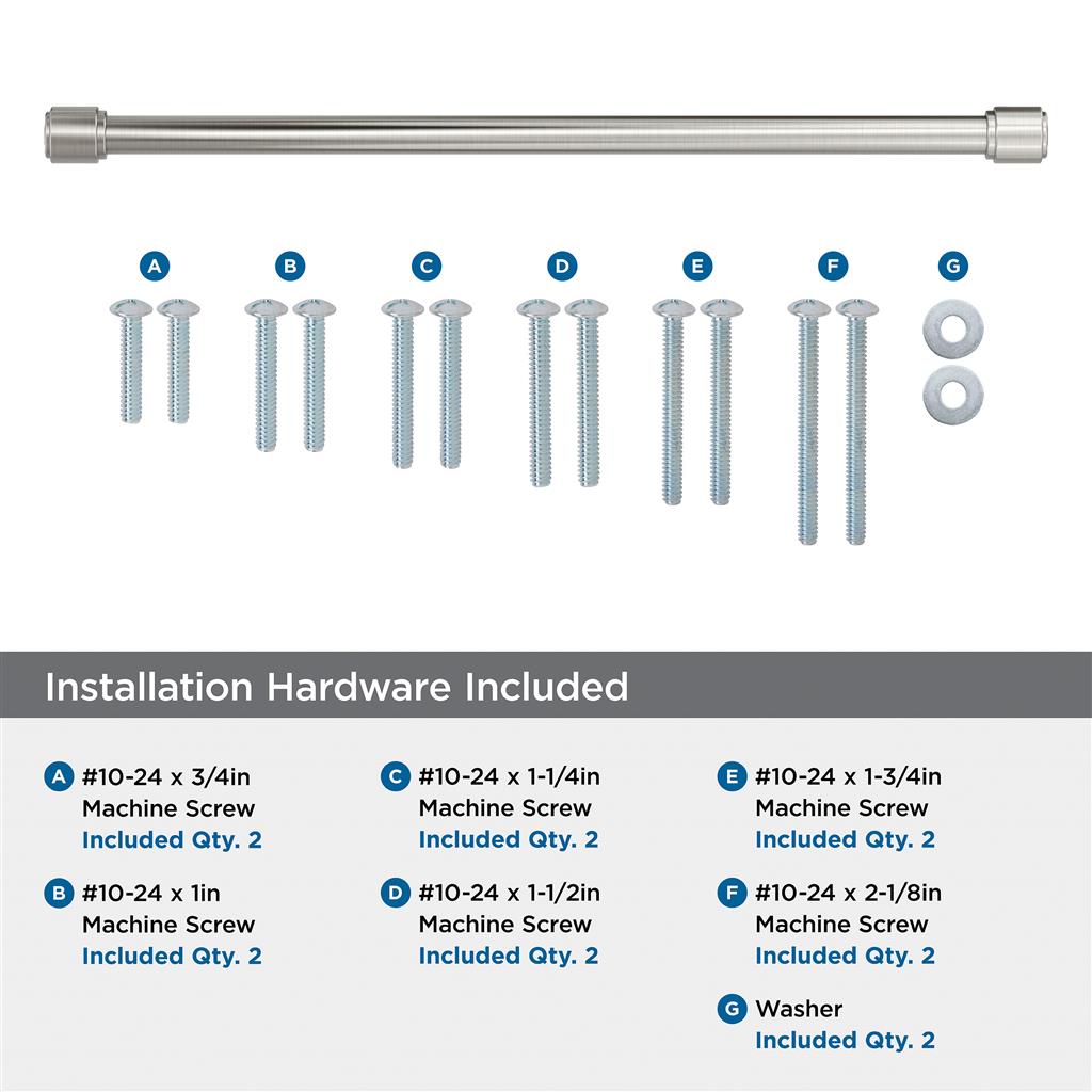 AMEROCK Faircrest Appliance Pulls in Satin Nickel (+2 Sizes)