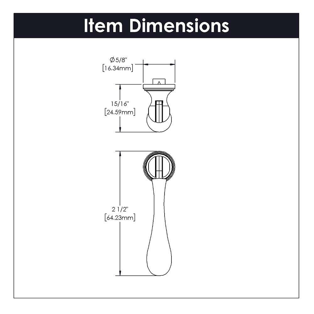 Belwith Keeler Bijou Dew 2-1/2 Long Pendant B051582 Specs