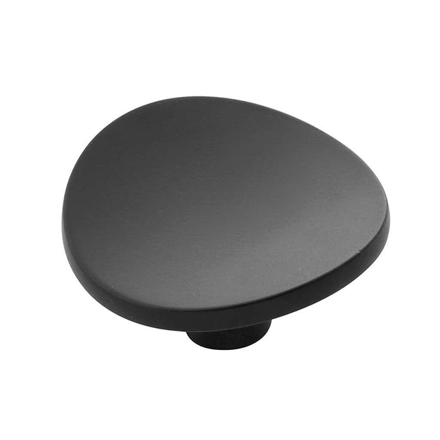 BELWITH-KEELER Vale Round Cabinet Knob in Matte Black 1-3/4" Diameter B076526-MB