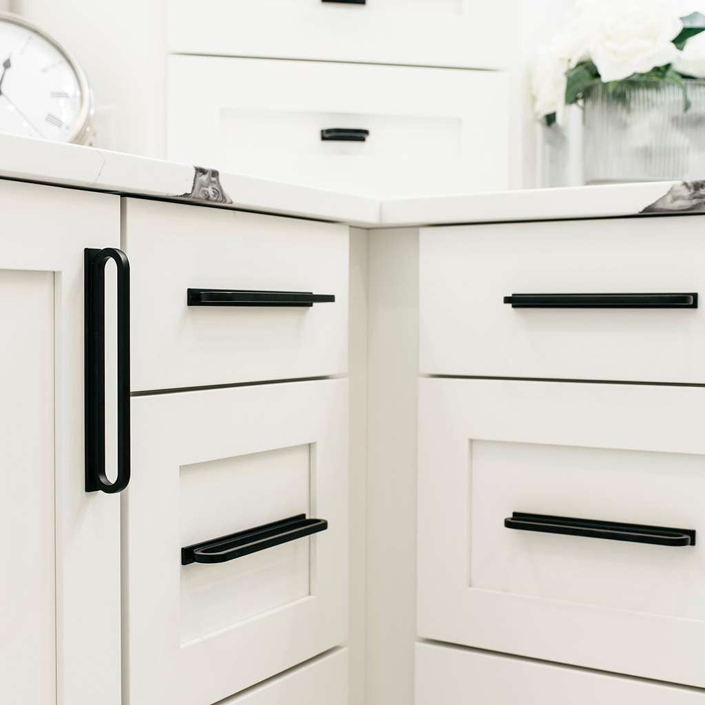 Belwith Keeler Corsa matte black collection Mounted