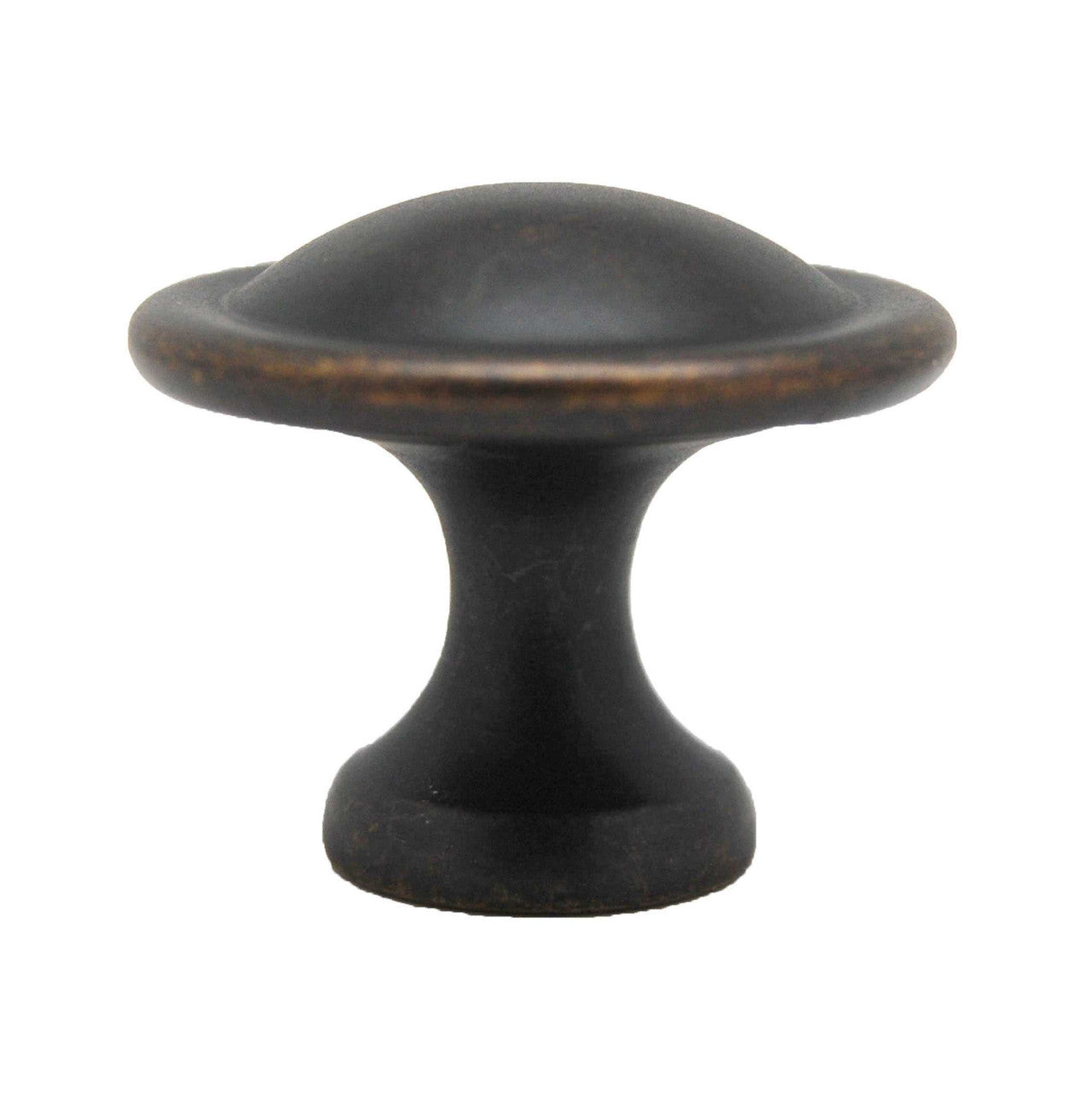 Side View of a German Bronze 1-1/8" Round Cabinet Knob Century Hardware's Builder's Choice Collection 05239-GB
