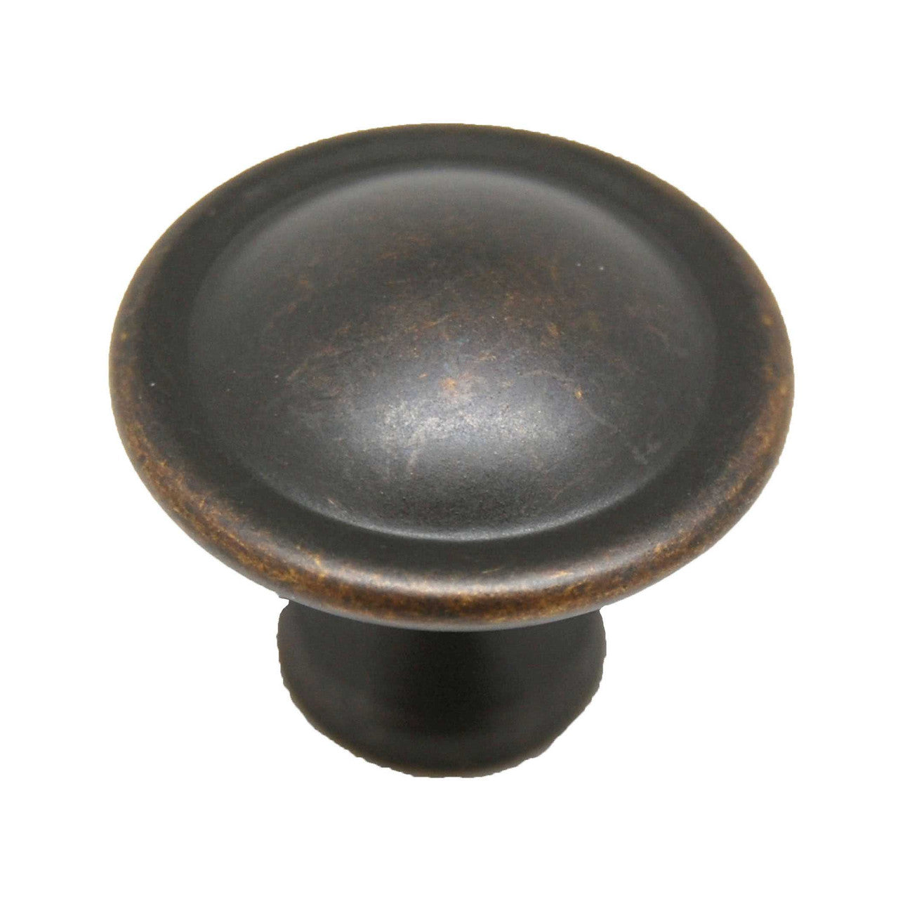 Main View of a German Bronze 1-1/8" Round Cabinet Knob Century Hardware's Builder's Choice Collection 05239-GB