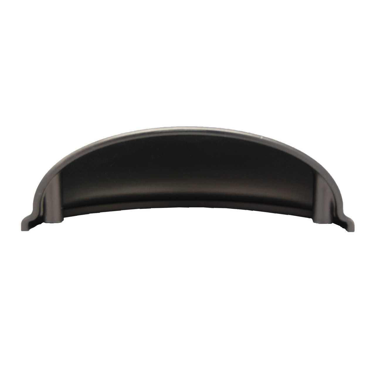 Inside View of an Antique Pewter 3" Hole Centers Cup Pull from Century Hardware's Builder's Choice Collection 03652-APH