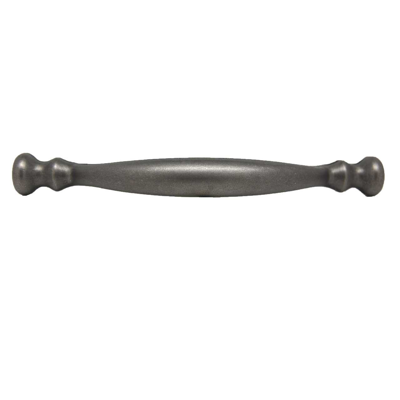 Top View of an Antique Pewter 3" Hole Centers Handle Cabinet Pull from Century Hardware's Builder's Choice Collection 03432-AP