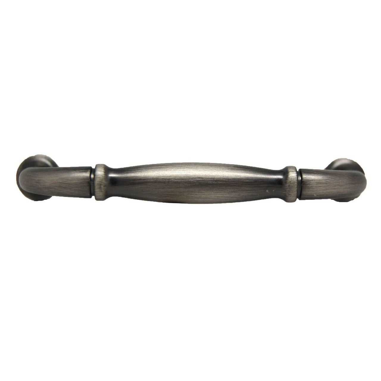 Top View of an Antique Pewter 3" Hole Centers Handle Cabinet Pull from Century Hardware's Builder's Choice Collection 03708-APH