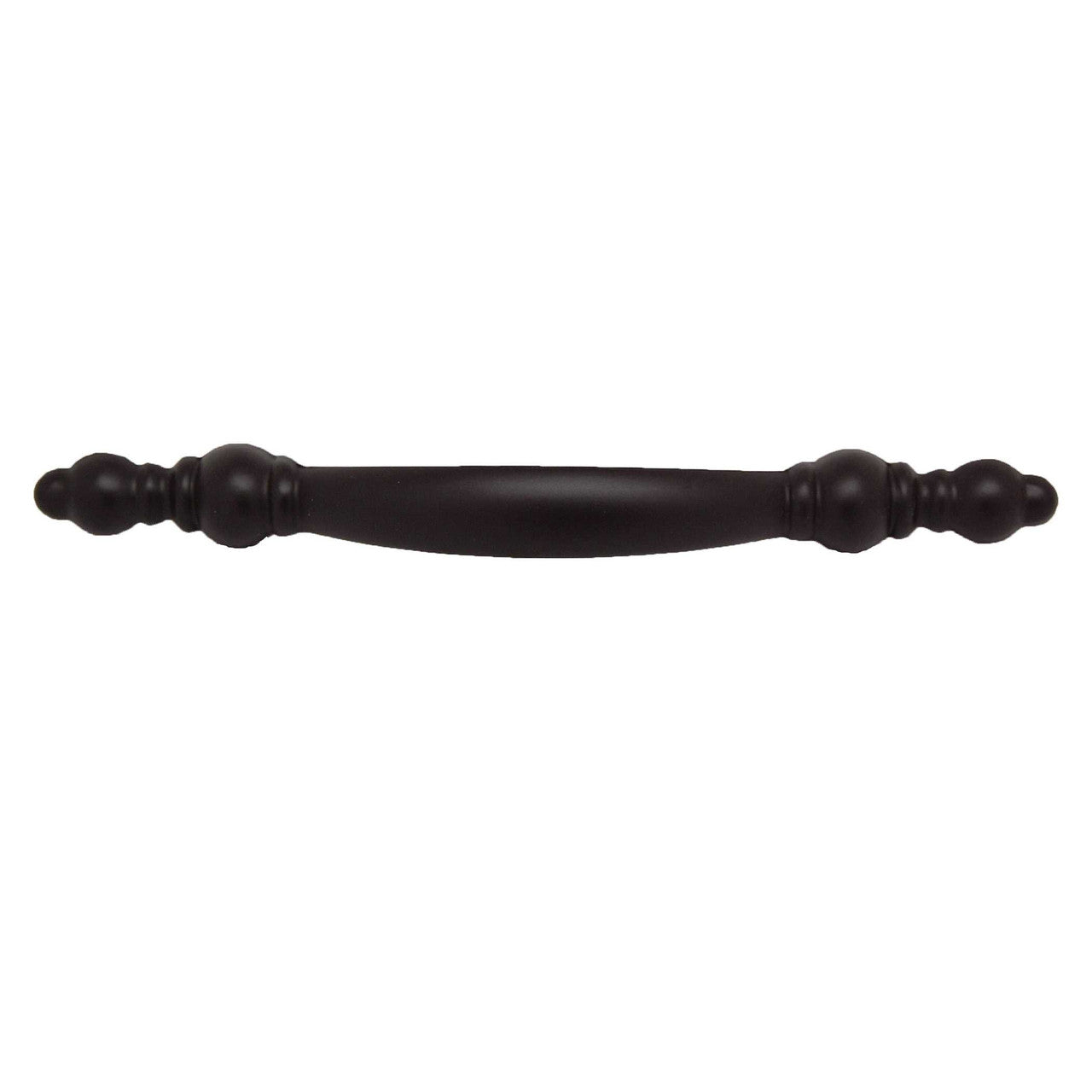 Top View of a Dark Bronze 3" Hole Centers Handle Cabinet Pull from Century Hardware's Builder's Choice Collection 03111-DB
