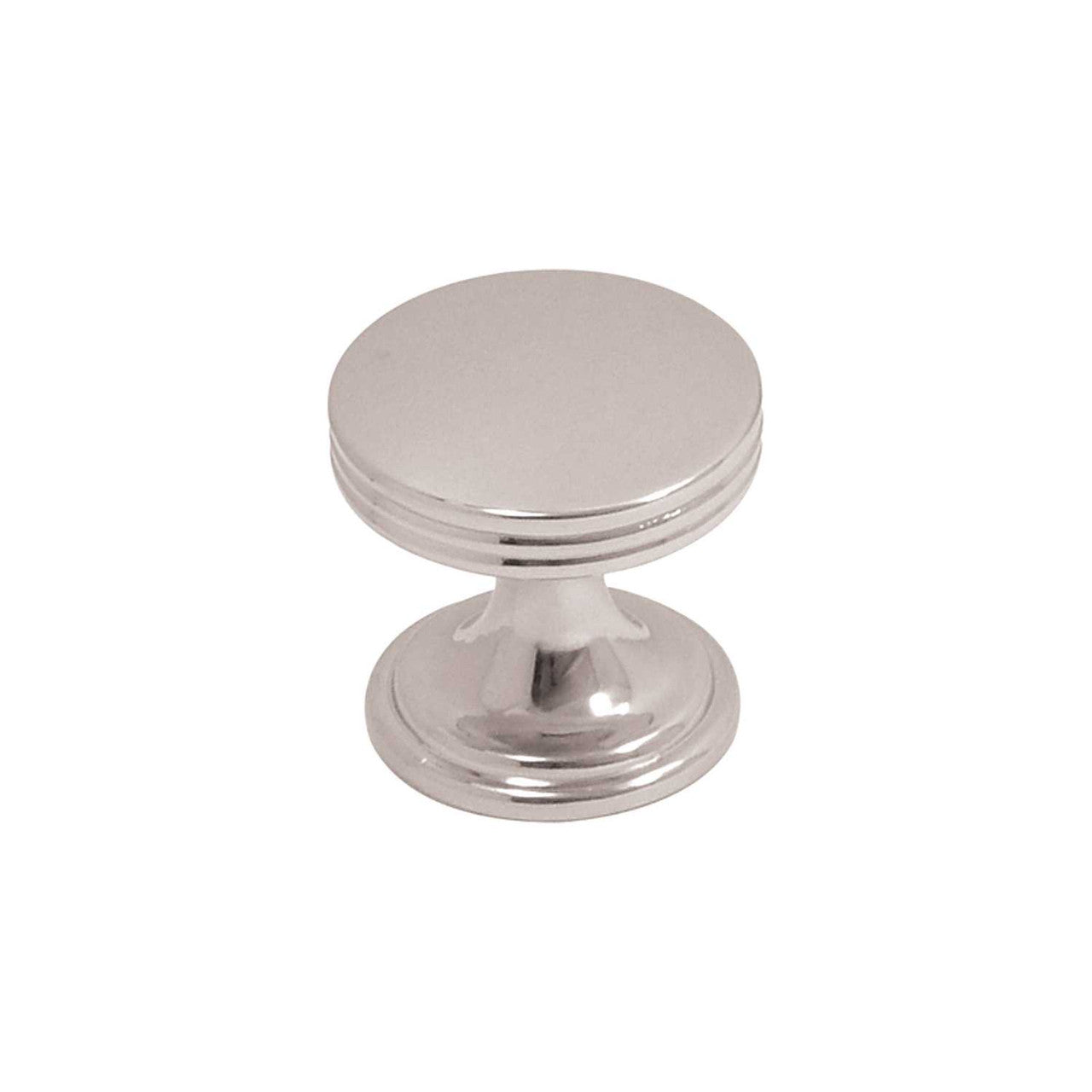 Main View of a Polished Chrome 1" Round Cabinet Knob from Hickory Hardware's American Diner Collection P2140-CH