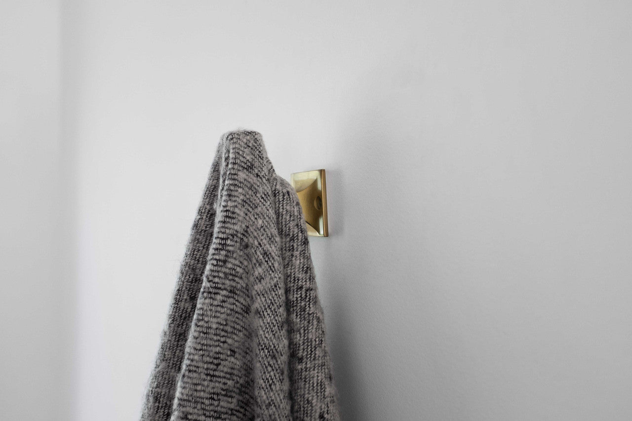 HICKORY Forge 2-3/4" Center to Center Wall Hook - Brushed Golden Brass S077190-BGB