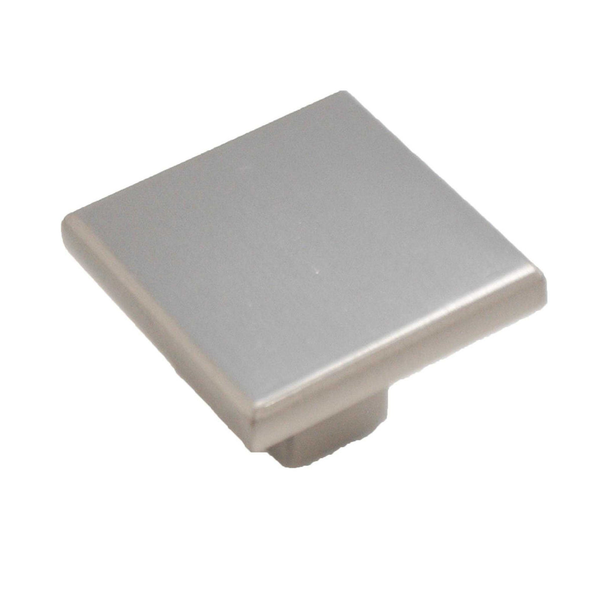 Main View of a Satin Nickel 1-3/16" Square Cabinet Knob from Hickory Hardware Heritage Designs Collection R077756SNX