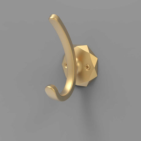 HICKORY Karat 1-1/4" Center to Center Wall Hook - Brushed Golden Brass H077848-BGB
