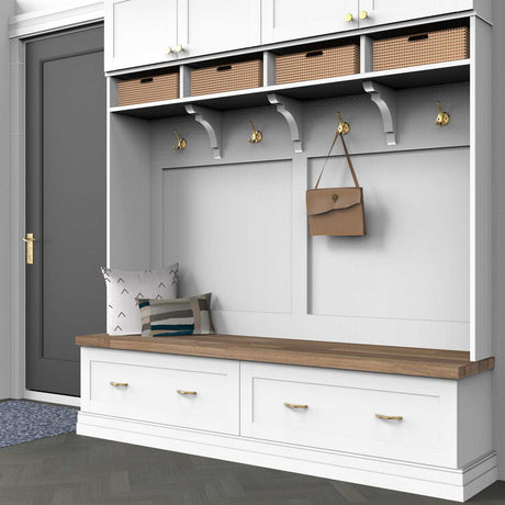 HICKORY Karat 1-1/4" Center to Center Wall Hook - Brushed Golden Brass H077848-BGB