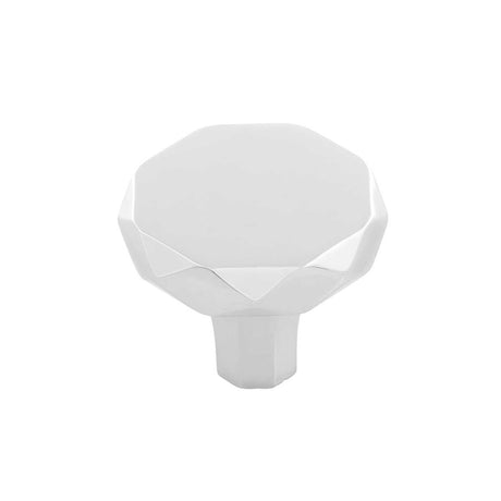 Main View of a Polished Chrome 1-1/4" Geometric Cabinet Knob from Hickory Hardware's Karat Collection H077839-CH