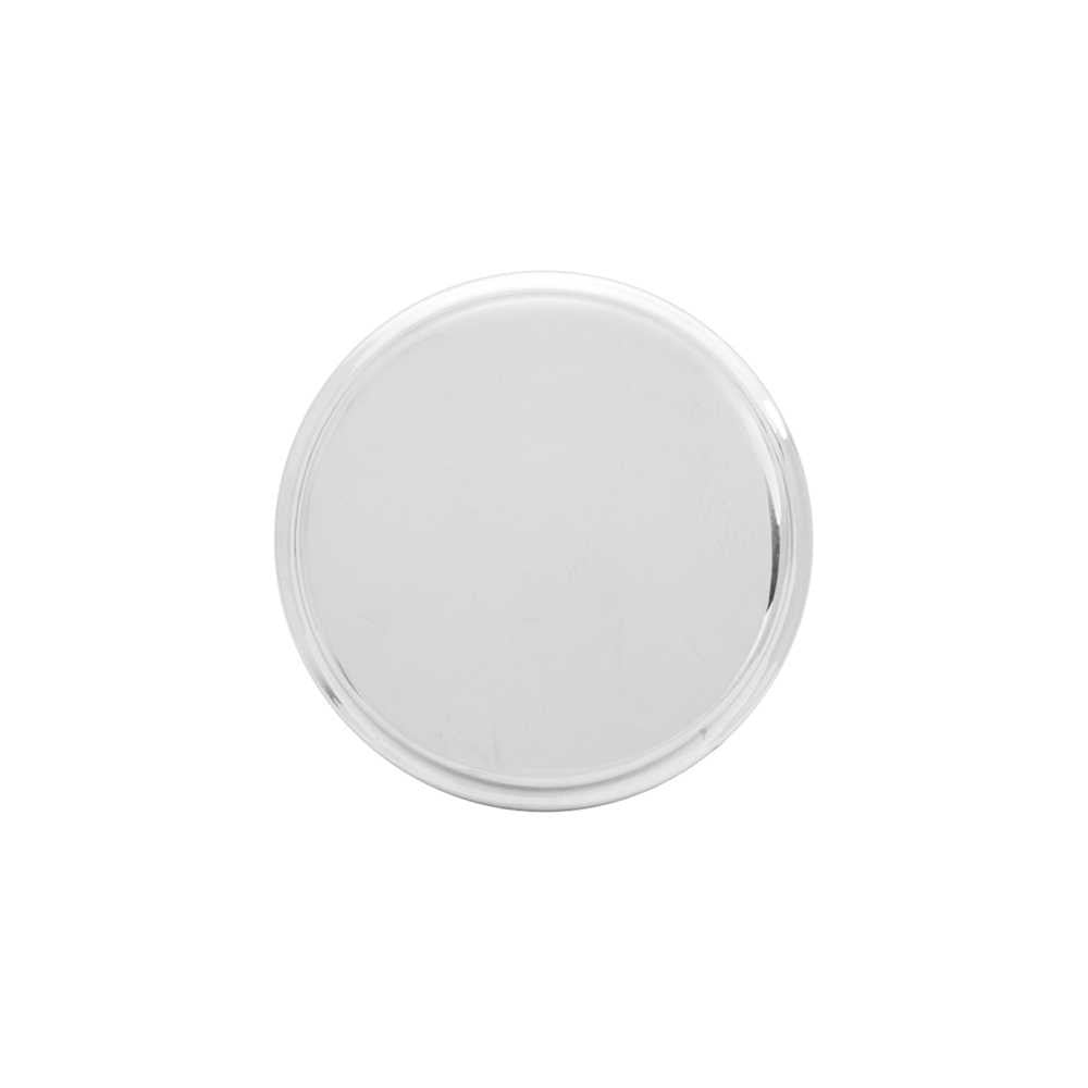 Top View of a Chrome 1-1/4" Round Cabinet Knob from Hickory Hardware's Piper Collection H077849-CH