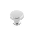Main View of a Chrome 1-1/4" Round Cabinet Knob from Hickory Hardware's Piper Collection H077849-CH