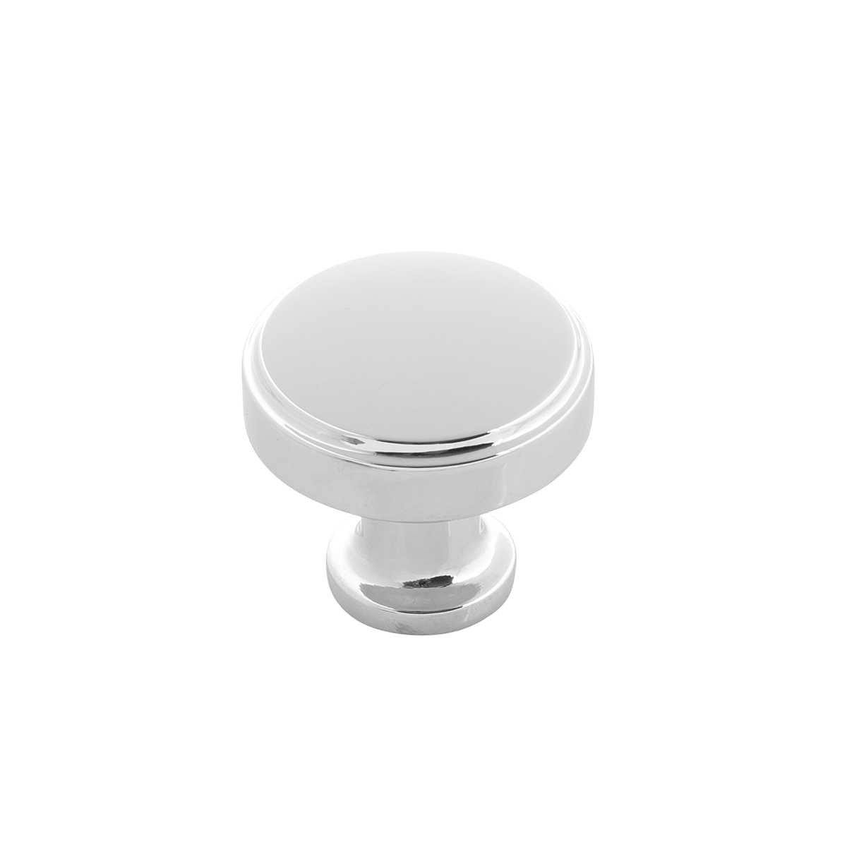 Main View of a Chrome 1-1/4" Round Cabinet Knob from Hickory Hardware's Piper Collection H077849-CH