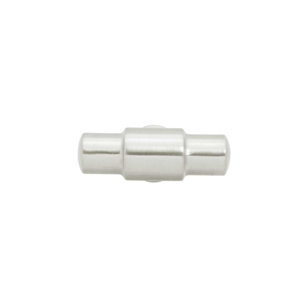 Top View of a Satin Nickel 1-5/8" Knob Bar Cabinet Pull from Hickory Hardware's Piper Collection H077850-SN