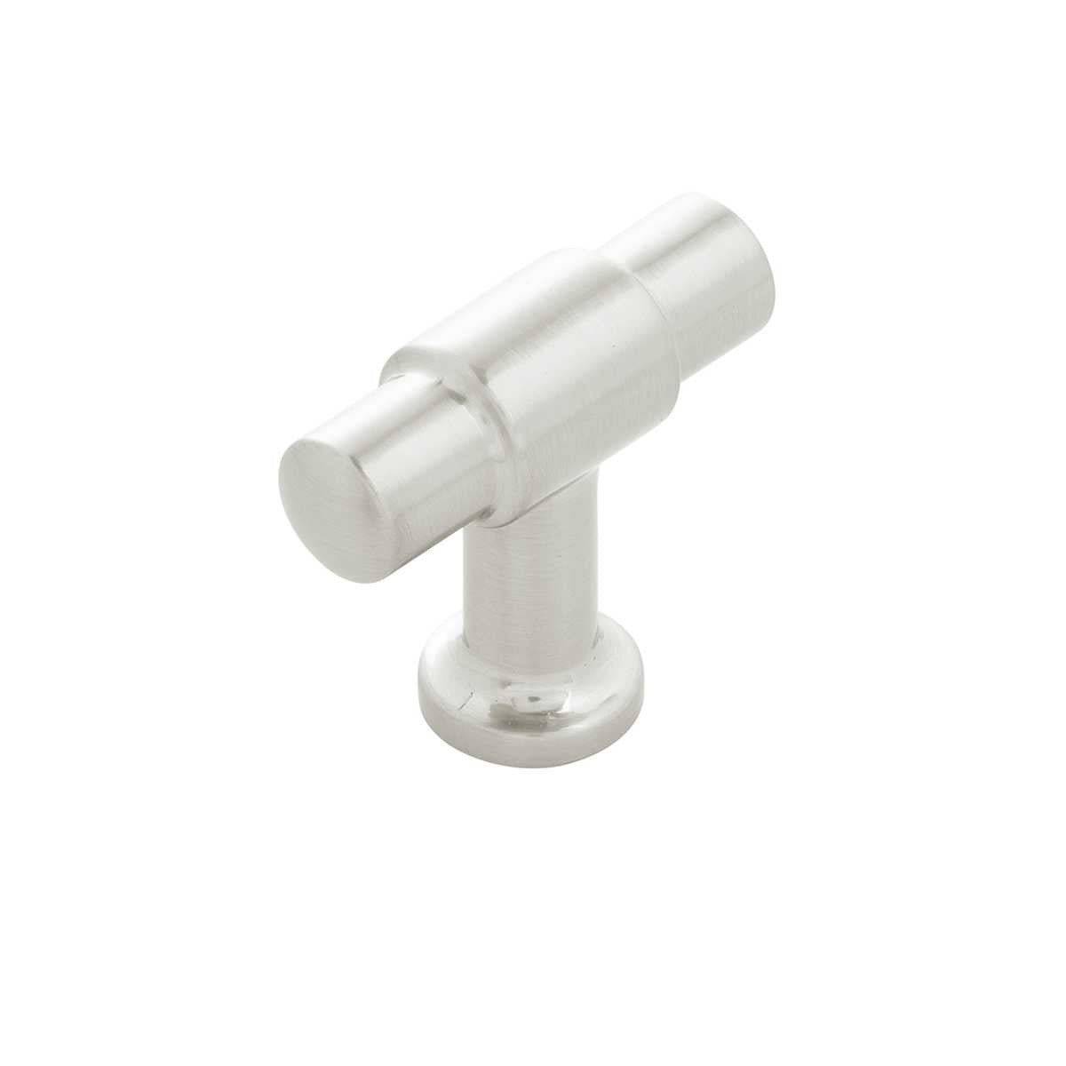 Main View of a Satin Nickel 1-5/8" Knob Bar Cabinet Pull from Hickory Hardware's Piper Collection H077850-SN