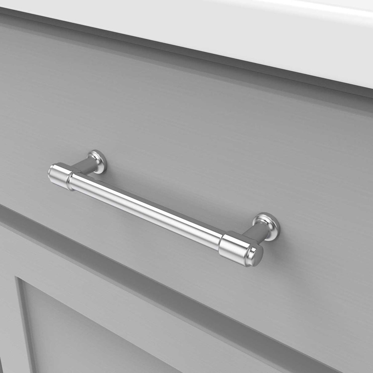 HICKORY Piper 5-1/16" Center to Center Handle Cabinet Pull - Chrome H077853-CH