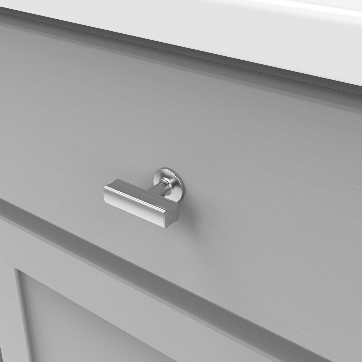 HICKORY Woodward 1-15/16" Bar Cabinet Knob - Polished Chrome H07787-CH