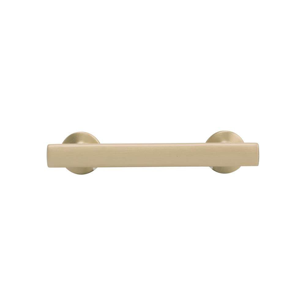 Hickory Woodward Handle Cabinet Pull in Champagne Bronze 3in H077880CBZ Front View