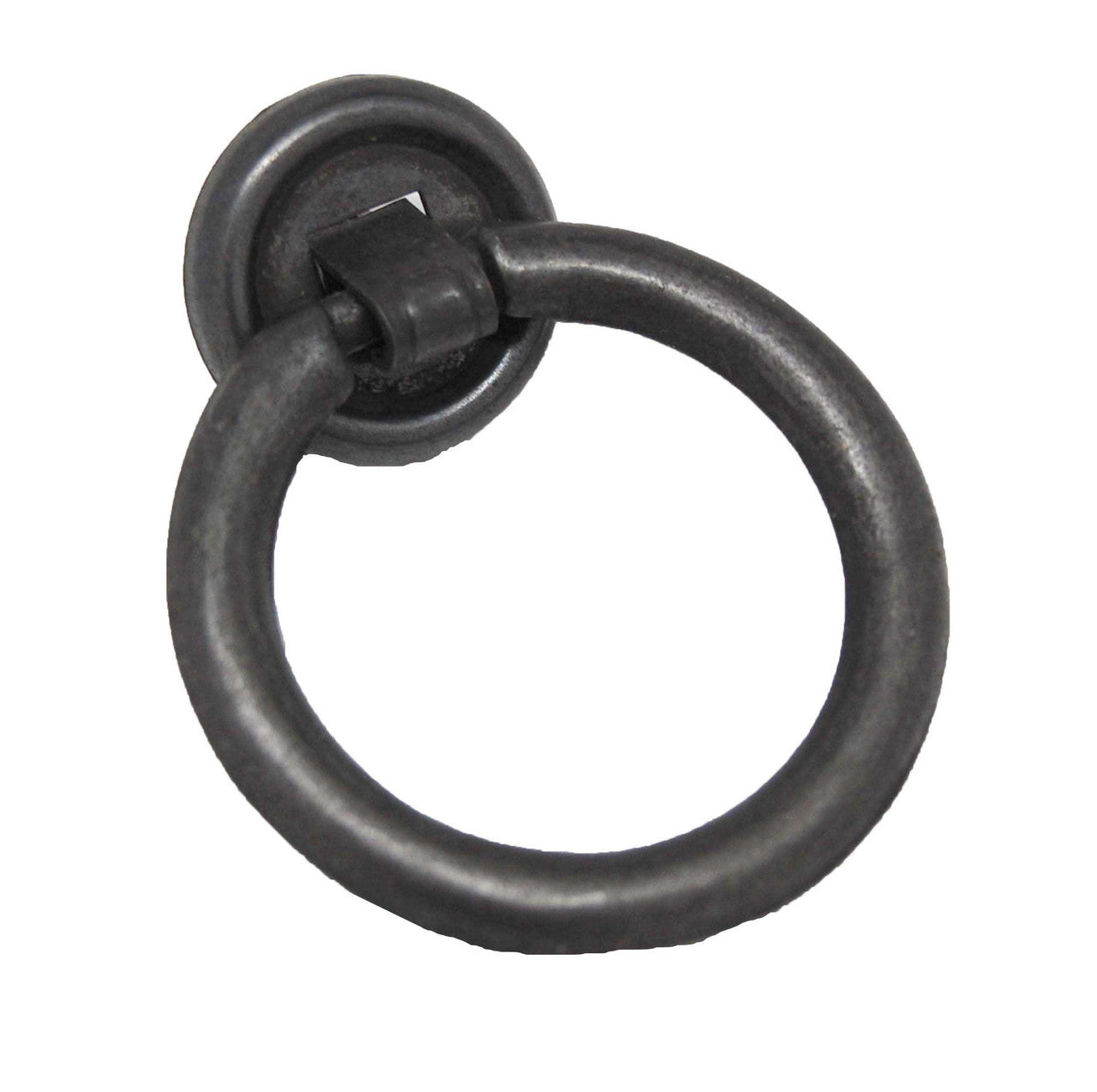 Main View of a Gunmetal 1-3/4" Pendant Ring Pull Cabinet Knob from Keystone Accents K291