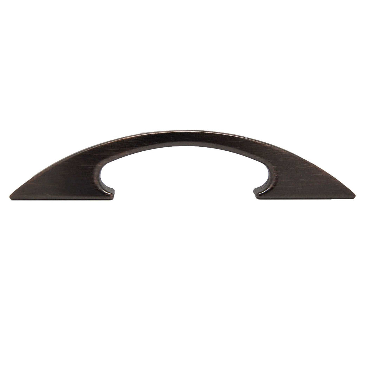 Side View of an Oil Rubbed Bronze 3" & 3-3/4" Hole Centers Cabinet Pull by Keystone Accents H368
