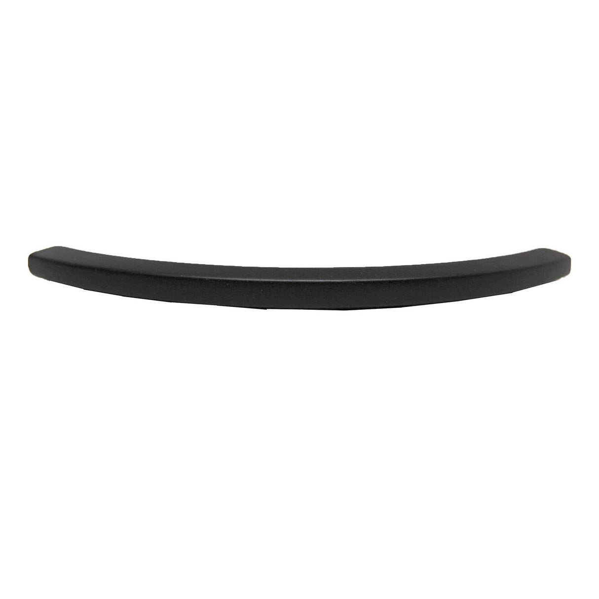 Top View of a Black 3-3/4" Hole Centers Arch Cabinet Pull from Keystone Accents H388