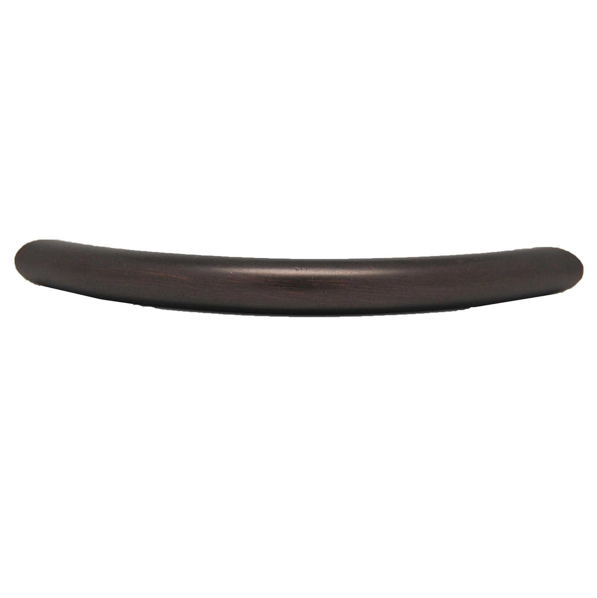 Top View of an Oil Rubbed Bronze 3-3/4" Hole Centers Arch Cabinet Pull from Keystone Accents H358