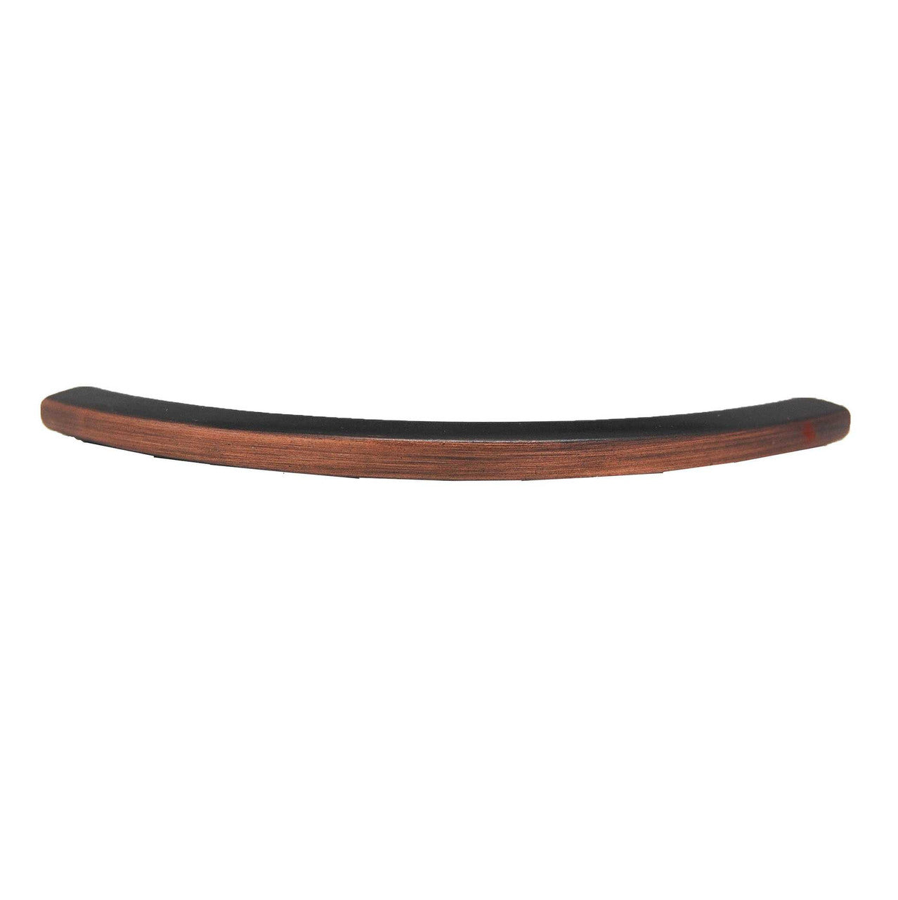 Top View of an Oil Rubbed Bronze 3-3/4" Hole Centers Arch Cabinet Pull from Keystone Accents H387