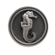 LIBERTY Betsy Fields Designs 1-7/16" Round Seahorse Cabinet Knob - Brushed Satin Pewter PBF661-BSP-C1