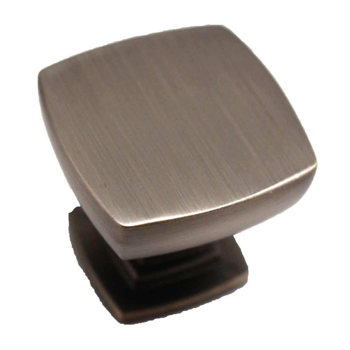 LIBERTY Franklin Brass Webber 1-1/8" Square Cabinet Knob - Heirloom Silver P29542-904-C