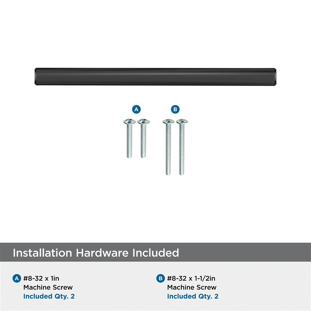 AMEROCK Bar Pulls Cabinet Handle in Matte Black (+13 Sizes)