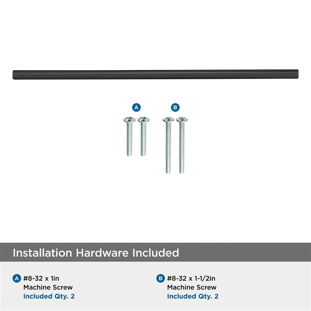 AMEROCK Bar Pulls Cabinet Handle in Matte Black (+13 Sizes)