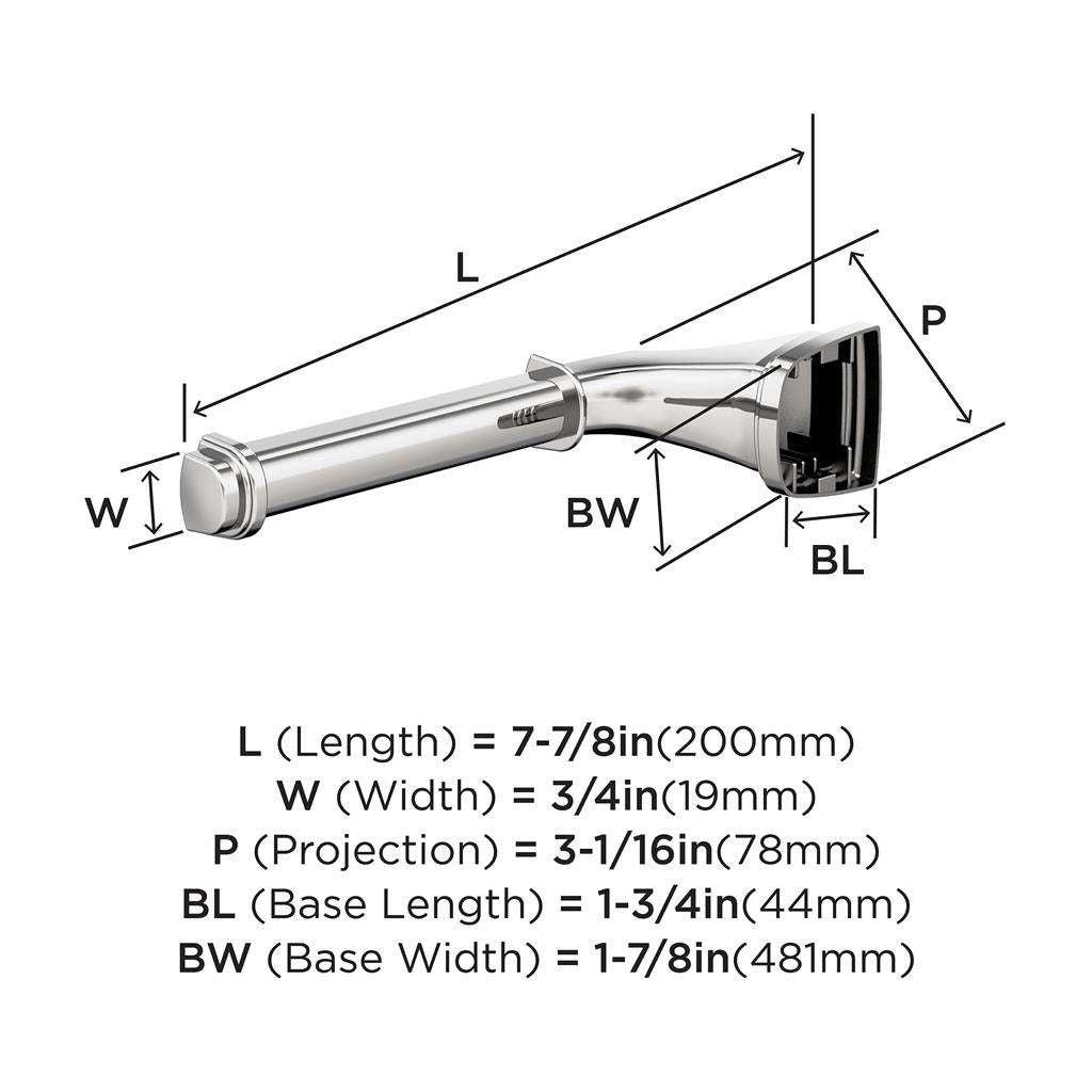 AMEROCK Revitalize Single Post Toilet Paper Holder in Polished Chrome BH3603126