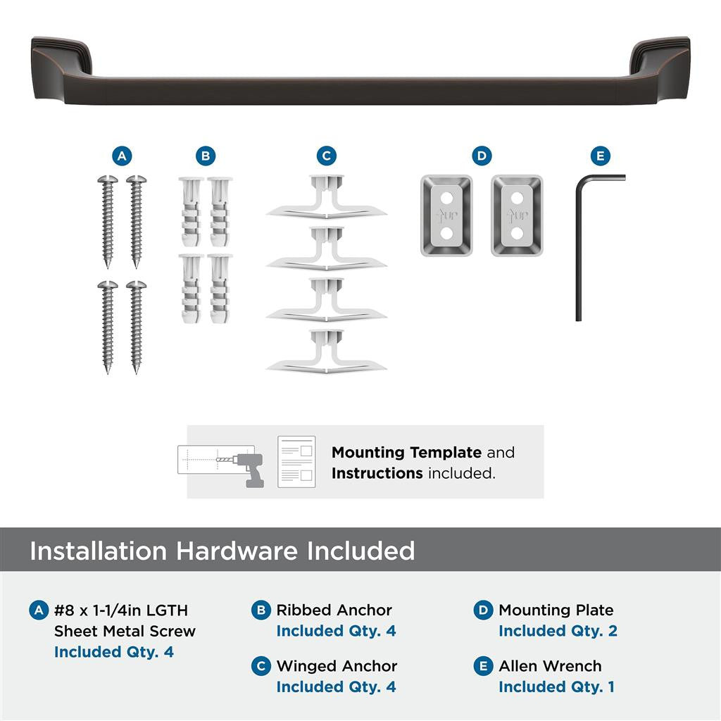 AMEROCK Revitalize Towel Bar in Oil Rubbed Bronze 18 in BH36033ORB