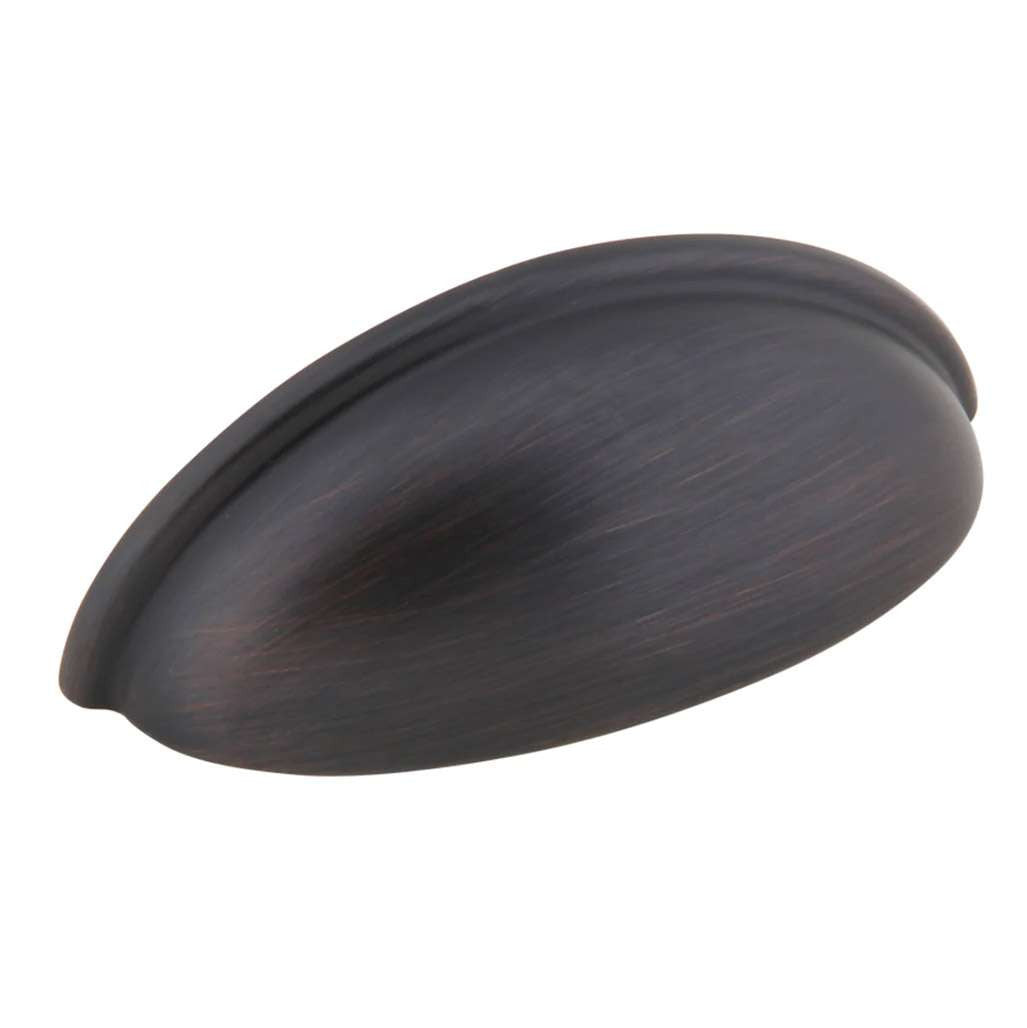 Main View of a Oil Rubbed Bronze 3" Hole Centers Cup Drawer Pulls from Amerfit Hardware B2019-ORB