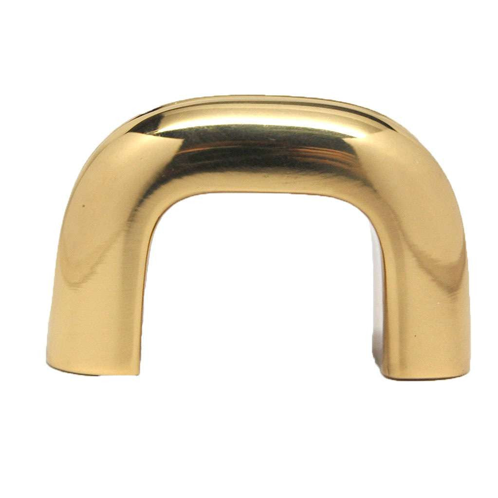 AMEROCK 1-1/2" Centers Handle Pull in Polished Brass BP1415-3 Side View