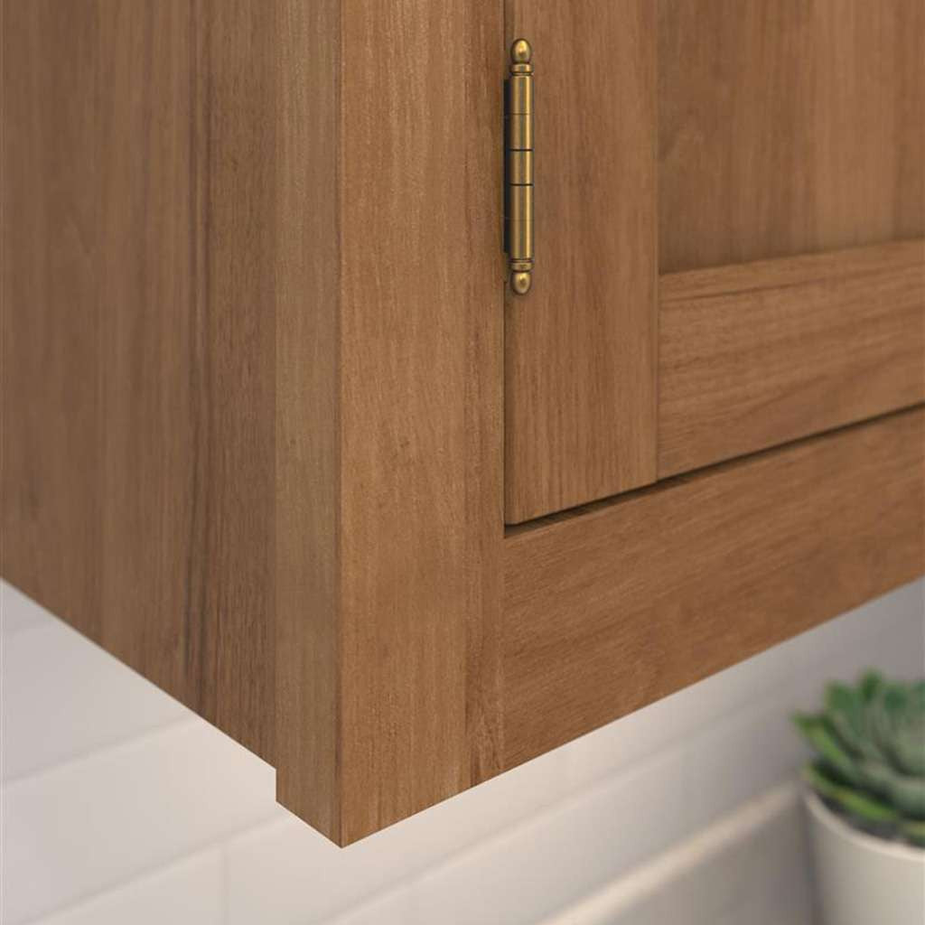 AMEROCK 3/4" Door Thick Full Inset Full Wrap Cabinet Hinge with Ball Ends in Antique Brass PK3175TBAE Mounted