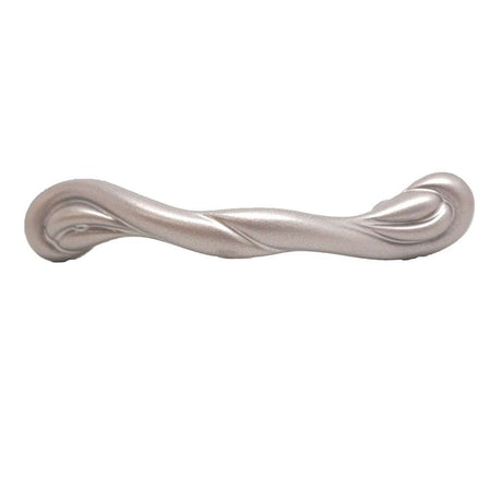 AMEROCK 3" & 3-3/4" Centers Twisted Handle Cabinet Pull in Champagne Nickel D1472M-CP Front View