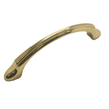 AMEROCK 96mm Centers Handle Pull in Polished Brass A141-B-3