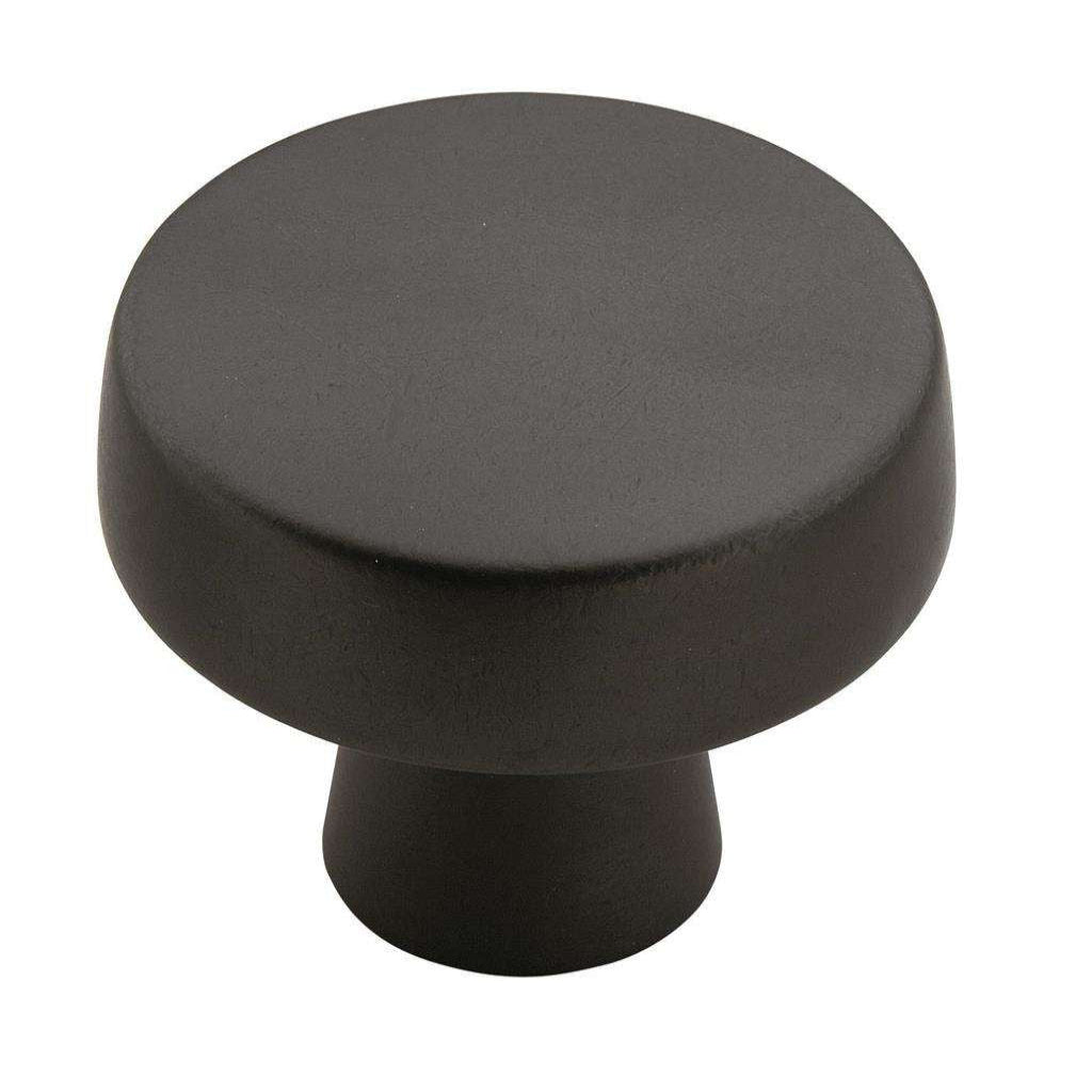 Amerock Blackrock Round Cabinet Knob in Black Bronze 1-1/2" Diameter BP55272BBR