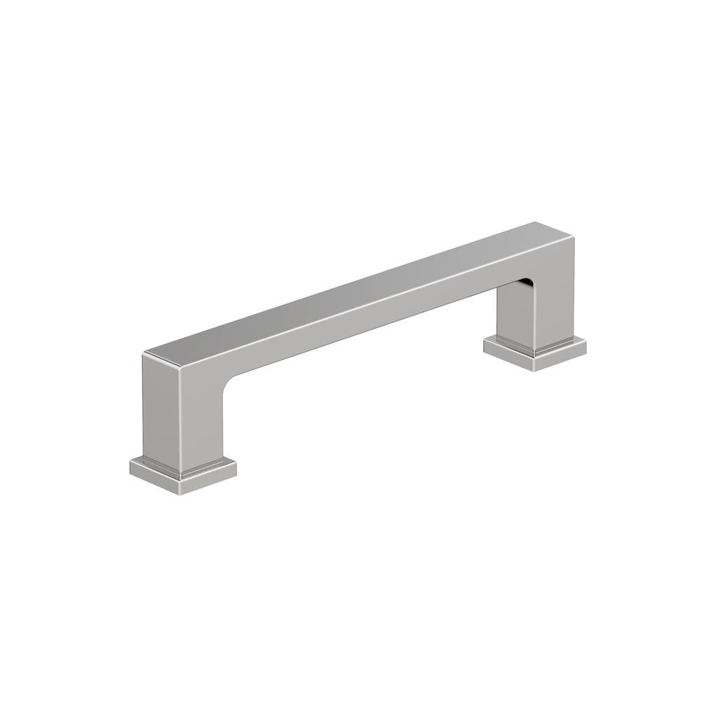 AMEROCK Bridgeport Cabinet Handle Pull in Polished Chrome 96mm BP3703126 on White Background
