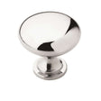 AMEROCK Edona 1-1/4" Diameter Mushroom Cabinet Knob in Polished Chrome BP5300526