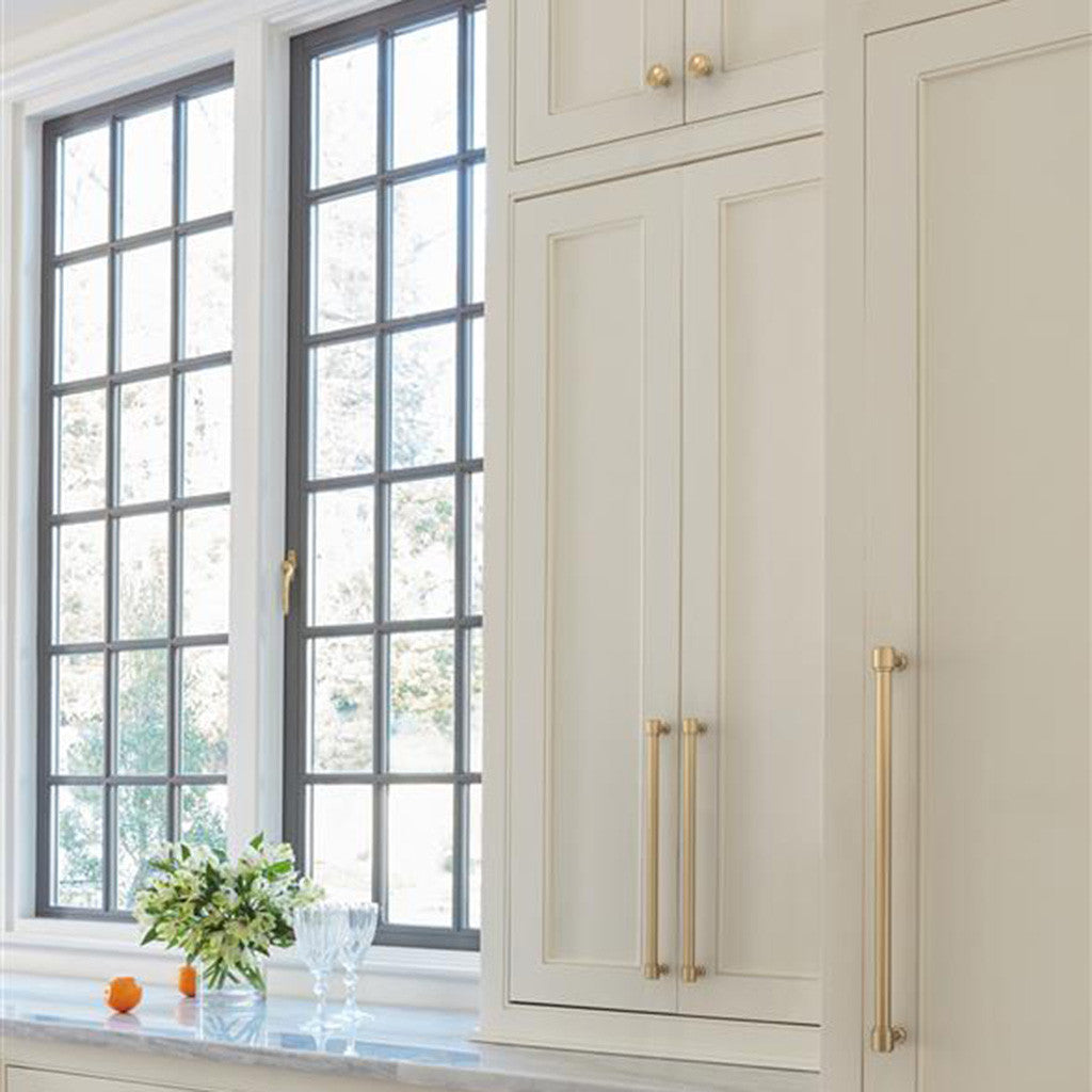 AMEROCK Faircrest 1-1/4" Diameter Cabinet Knob in Champagne Bronze BP37460CZ Mounted